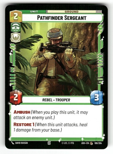 Pathfinder sergeant ash star - pathfinder,